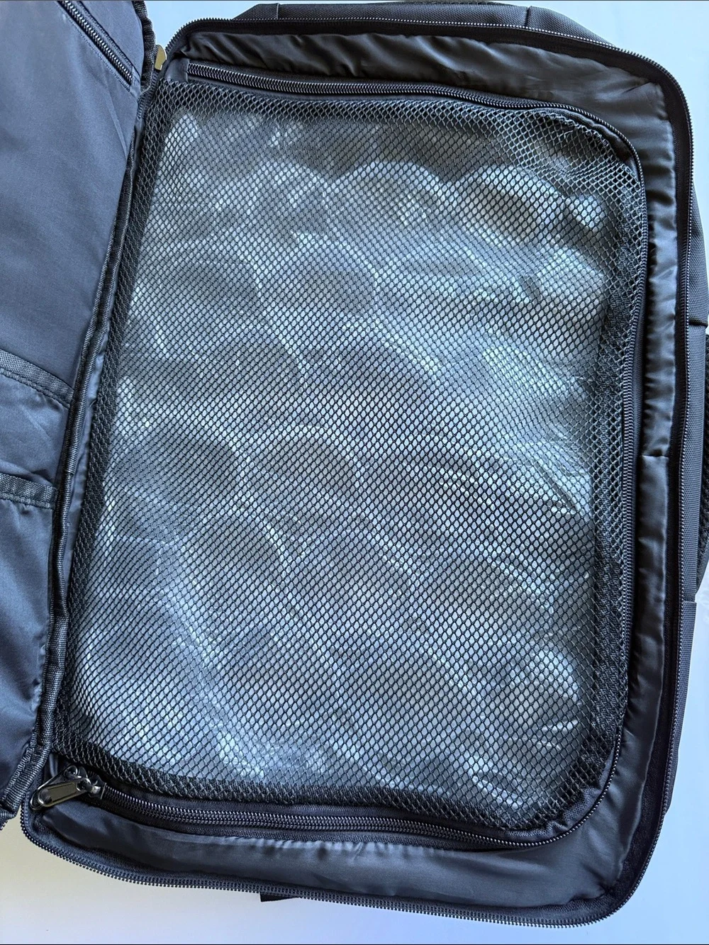 True Religion Black Travel Backpack with Subtle Logo